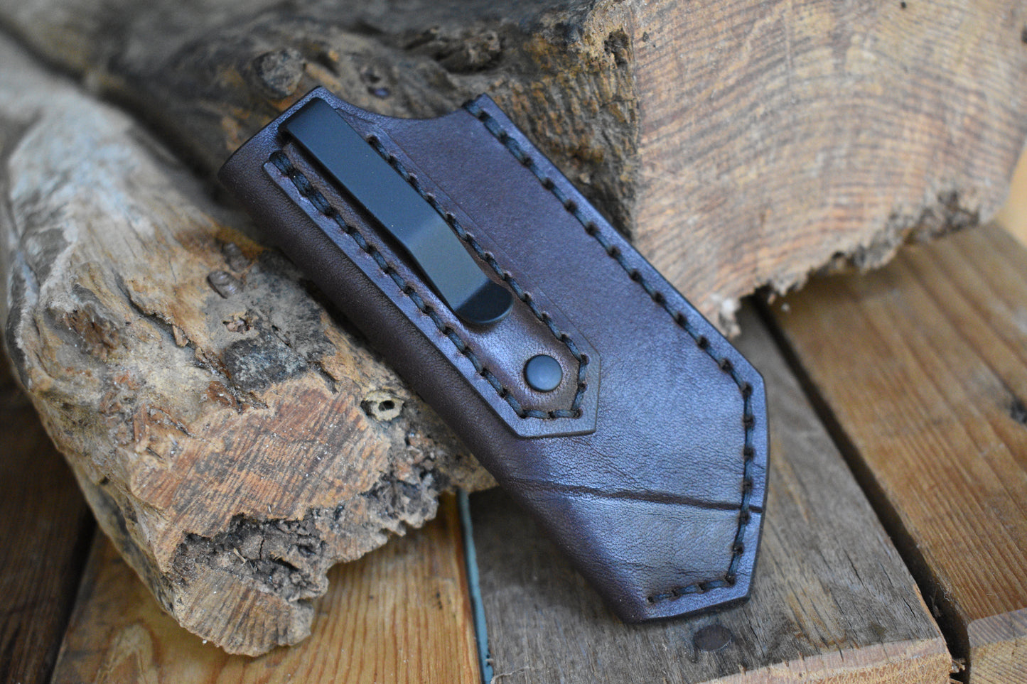 The ROGUE XL V4 | Titanium Clip Pocket Slip - 'Battle Scars' One of a Kind