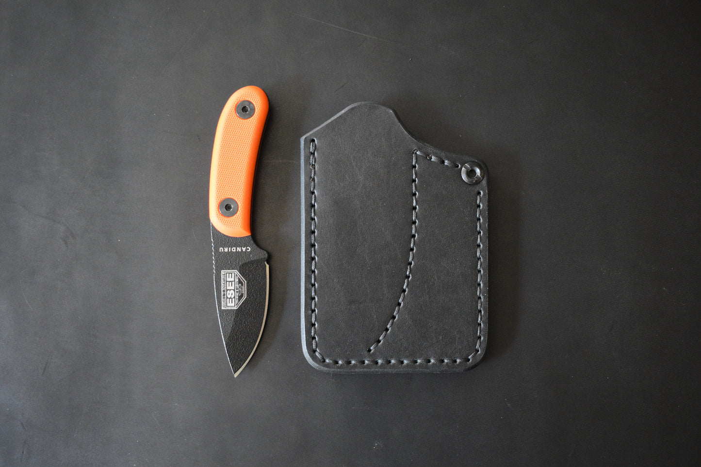 ESEE Knives Candiru | Leather Pocket Sheath, Model 1