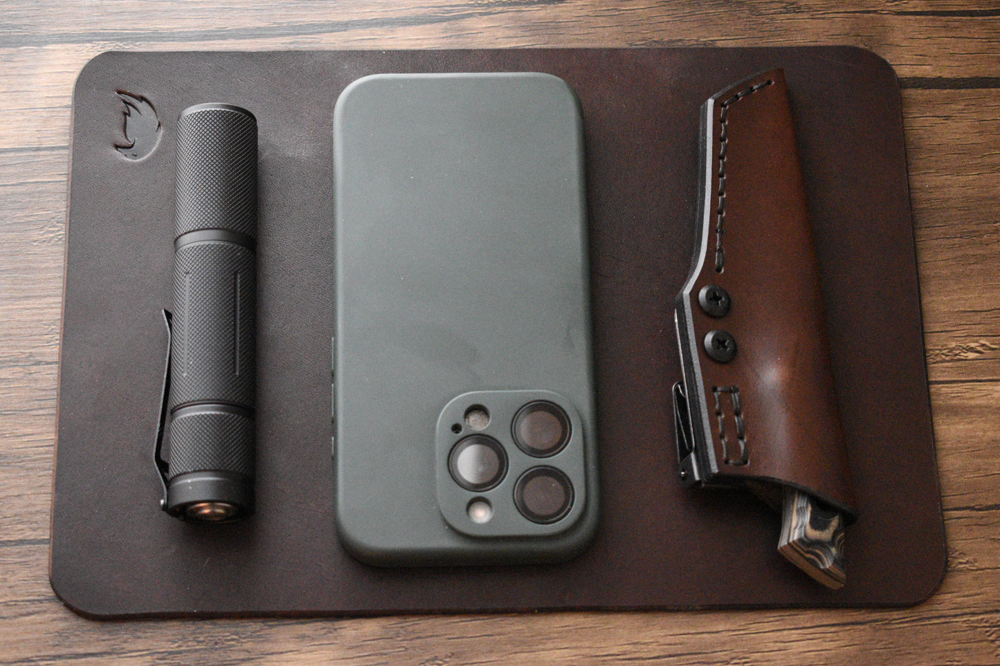 T.Kell Knives Piranha | Leather Pocket Sheath, Ulticlip