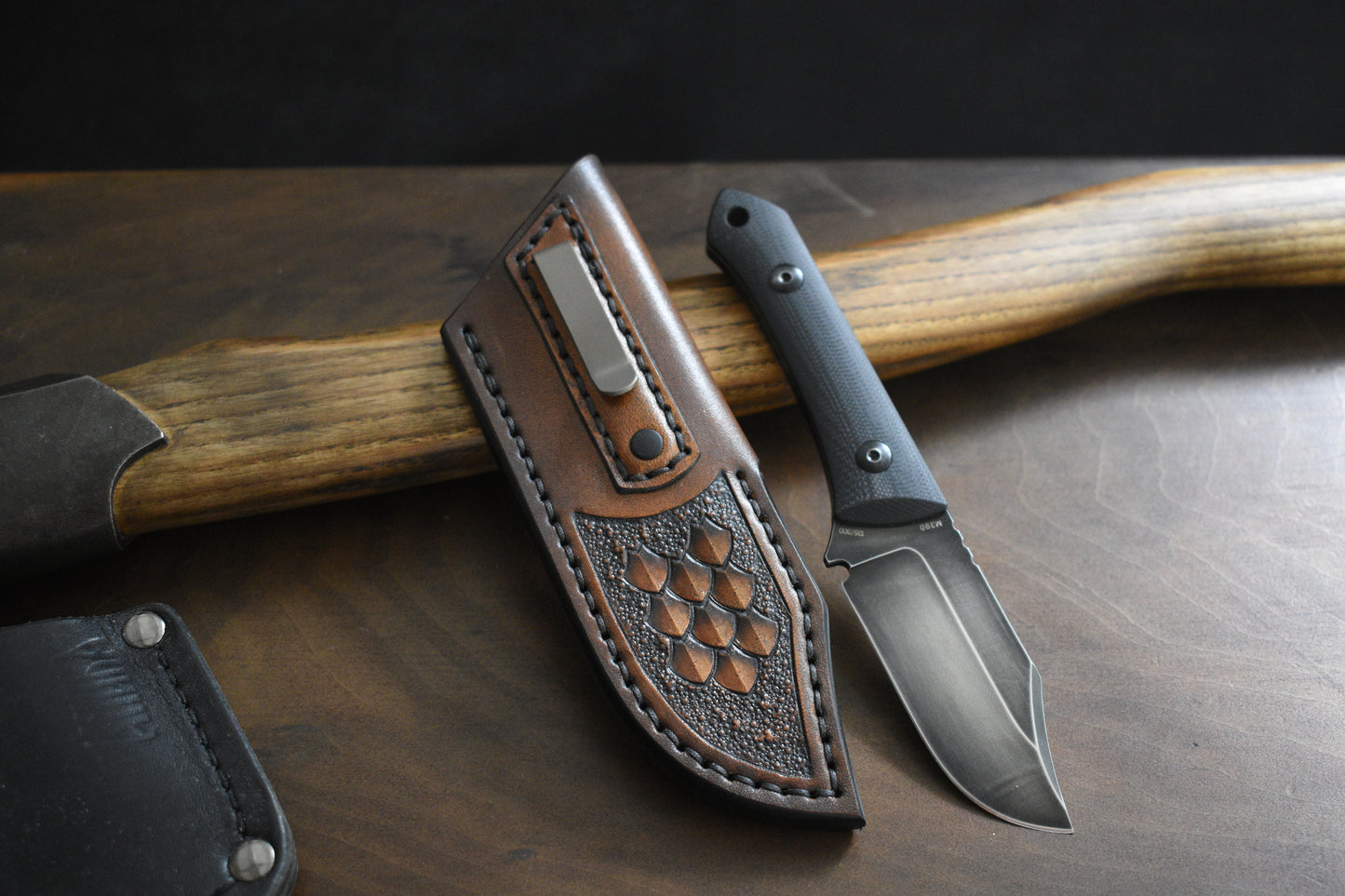 Reserved: Full Custom Pocket Sheath, BMKT EDC1 Bowie