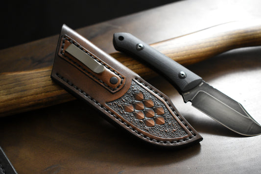 Reserved: Full Custom Pocket Sheath, BMKT EDC1 Bowie