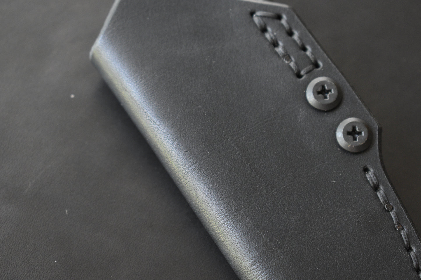 Scratch n' Dent | Griffin Co. Scout 2.5 | Leather Pocket Sheath, Ulticlip, Black