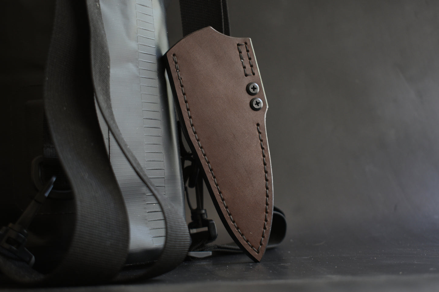 BLEM | Benchmade Dacian | Deep Carry Leather Pocket Sheath, Ulticlip