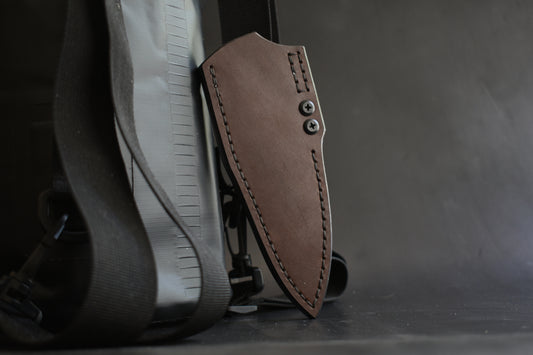 BLEM | Benchmade Dacian | Deep Carry Leather Pocket Sheath, Ulticlip