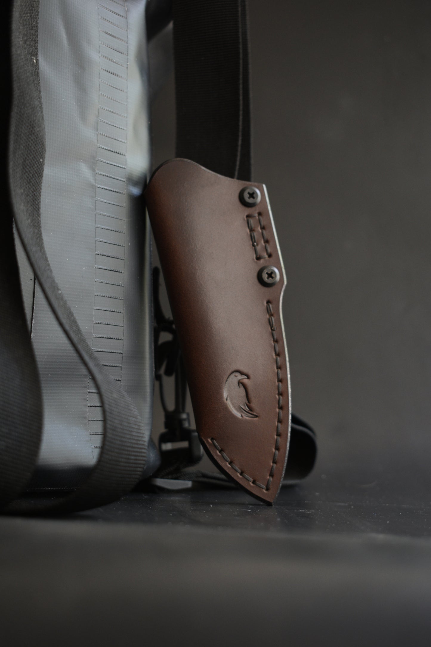 BLEM 2 | Schwarz Knives Overland Sport | Deep Carry Leather Pocket Sheath, Mummert Clip