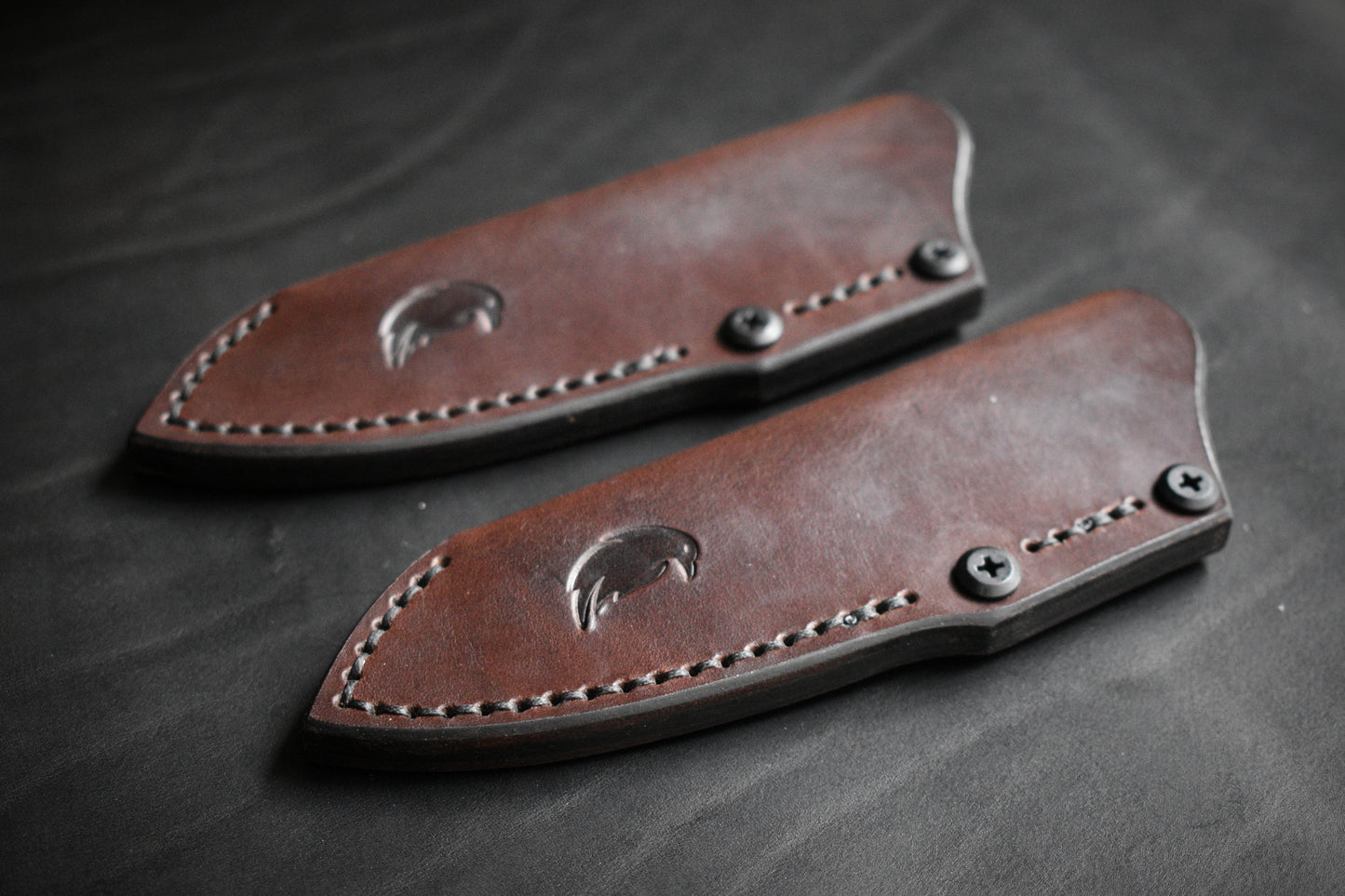 Schwarz Knives Overland Sport | Deep Carry Leather Pocket Sheath, Mummert Clip