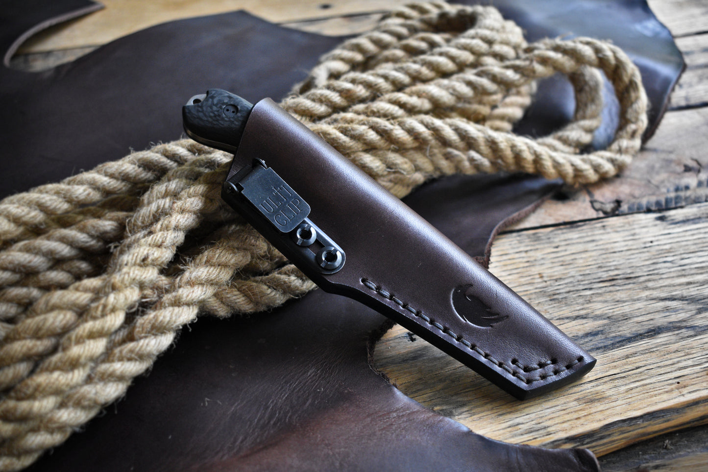 Bradford Knives Guardian 3.2 | Leather Pocket Sheath, Ulticlip, Multiple Colors