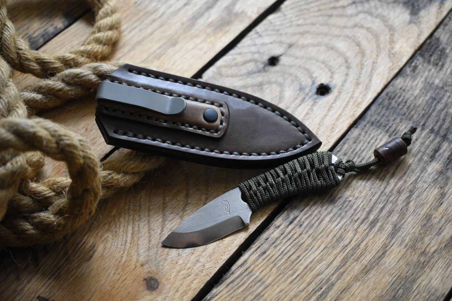 Wenger Blades Aphid 2 Micro Fixed Blade Full Setup | Knife, Sheath, & Bead Included #3