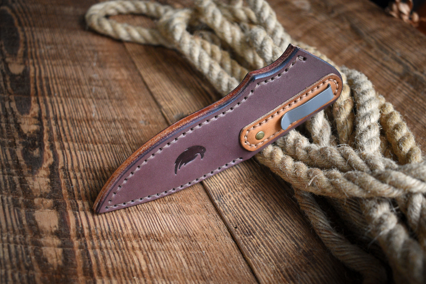 Bradford Guardian 3 | Leather Pocket Sheath, Limited Edition "Autumn Harvest"