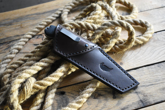 Bradford Knives Guardian 3.2 | Leather Pocket Sheath, Titanium Clip