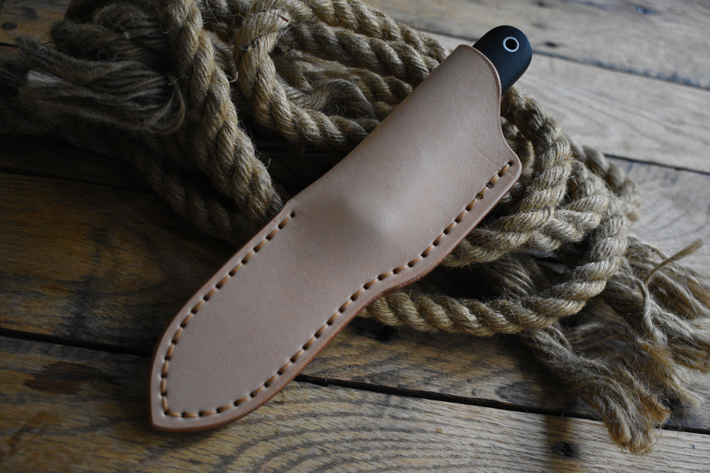 Bark River Mini Kephart | Leather Pocket Sheath, Titanium Clip, Multiple Colors