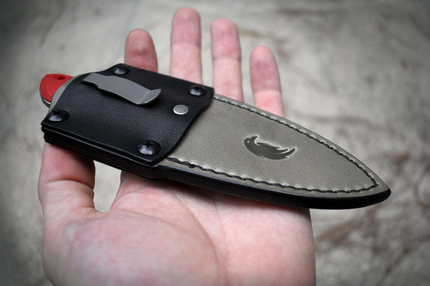 Schwarz Knives Overland Sport | Ambidextrous Deep Carry Leather Pocket Sheath