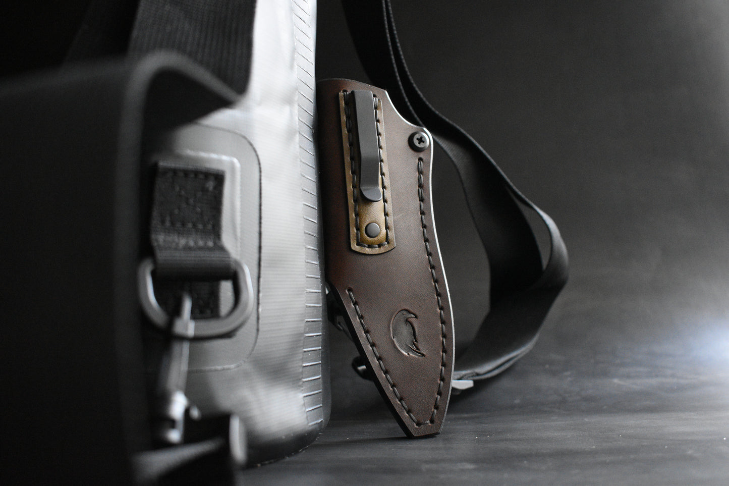 NEW! Bradford Knives Guardian 3 & 3.2 | Leather Pocket Sheath, PVD Titanium Clip