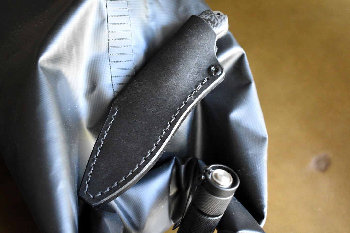 NEW! Bradford Knives Guardian 3 & 3.2 | Leather Pocket Sheath, PVD Titanium Clip