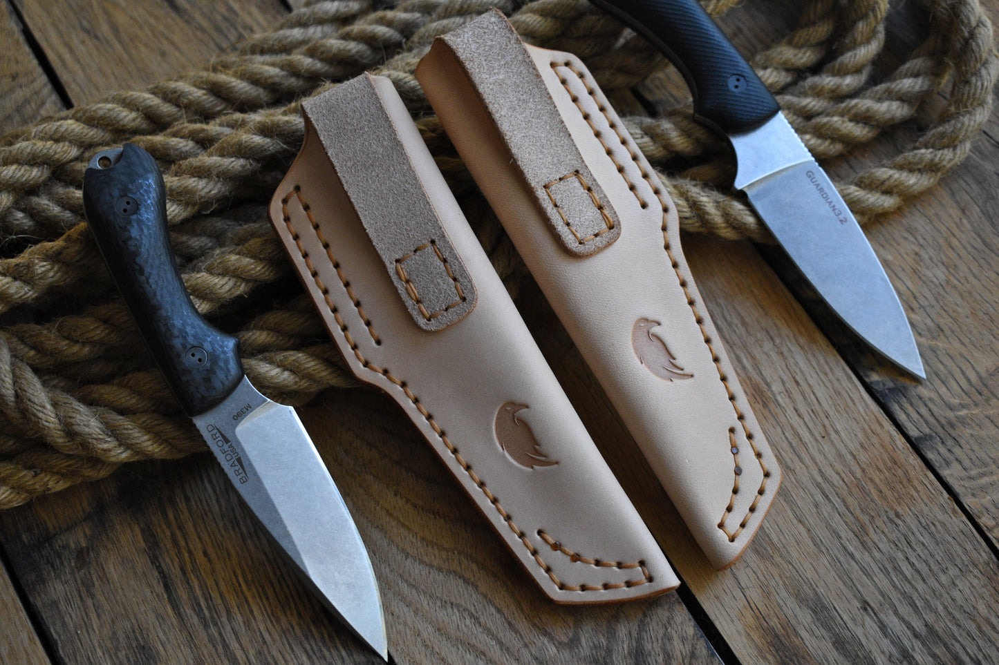 Bradford Knives Guardian 3 & 3.2 | Vertical Leather Belt Sheath