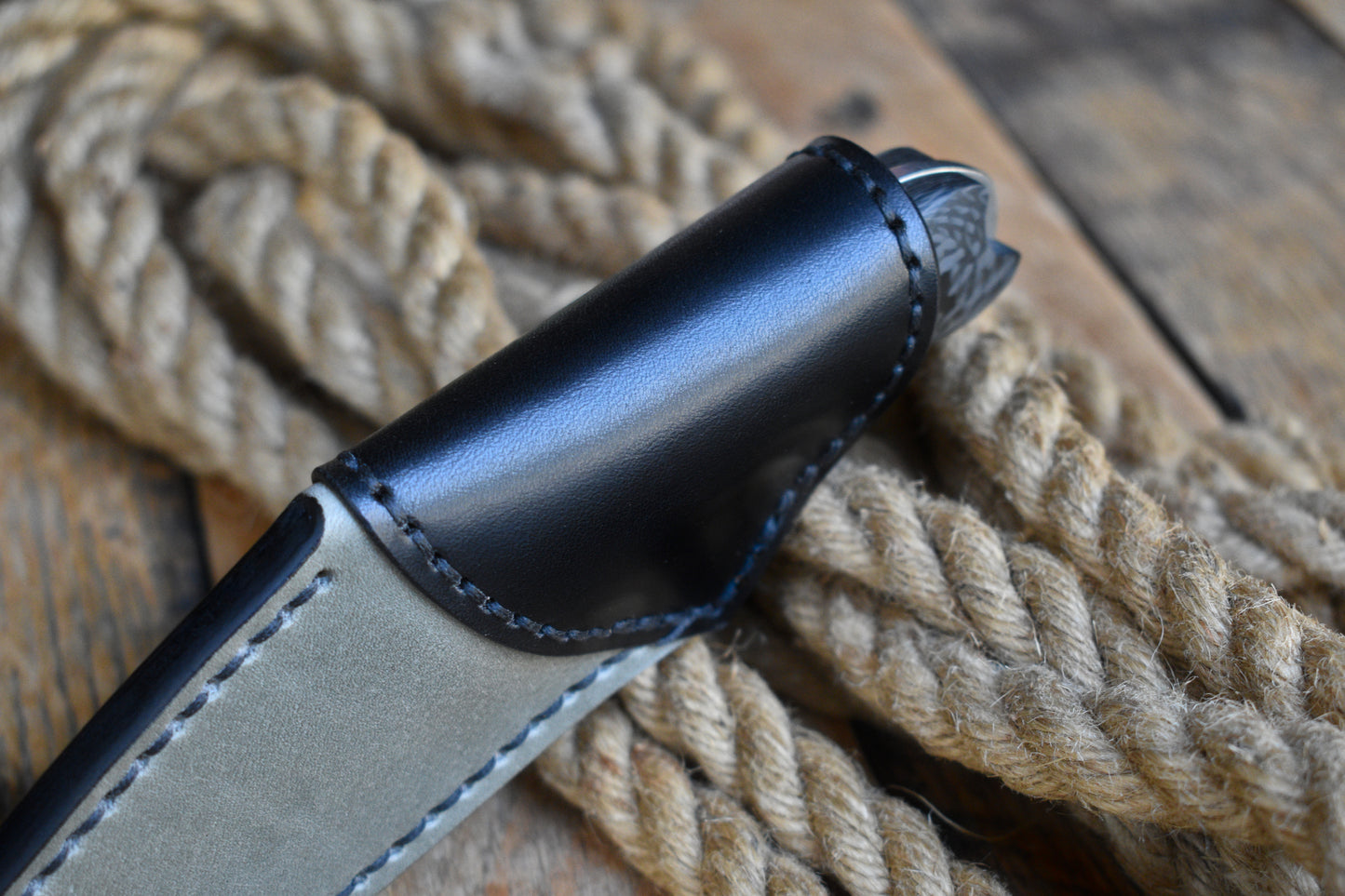 Bradford Knives Guardian 3 | Leather Pocket Sheath, Titanium Clip