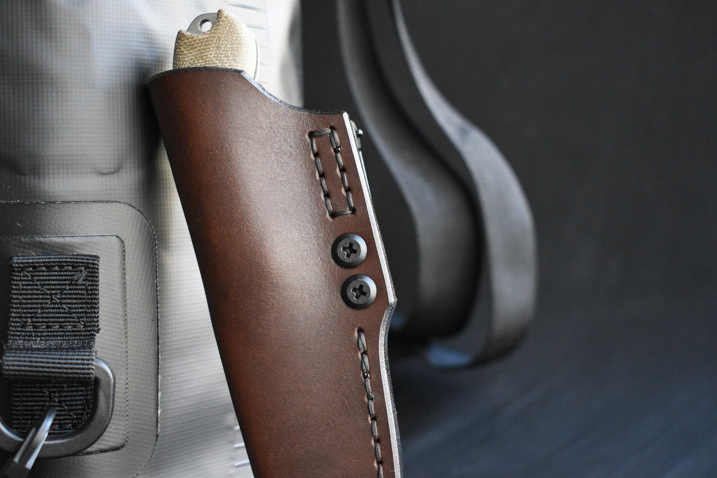 NEW Bradford Knives Guardian 3 Sheepsfoot | Deep Carry Leather Pocket Sheath, Ulticlip