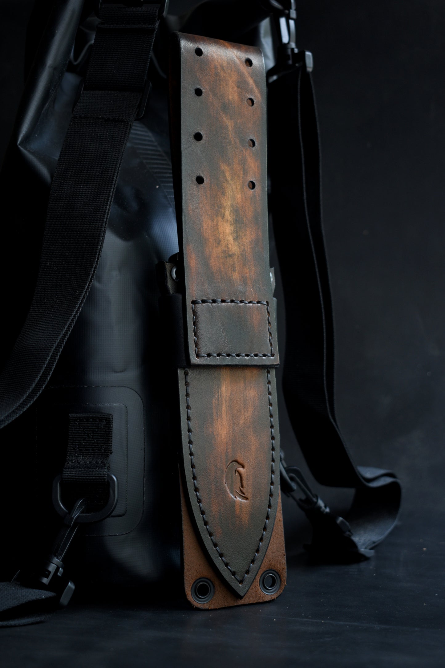 Zu Bladeworx Centurion 26 - Integral Combat Dagger - Custom Leather Sheath (One of One)