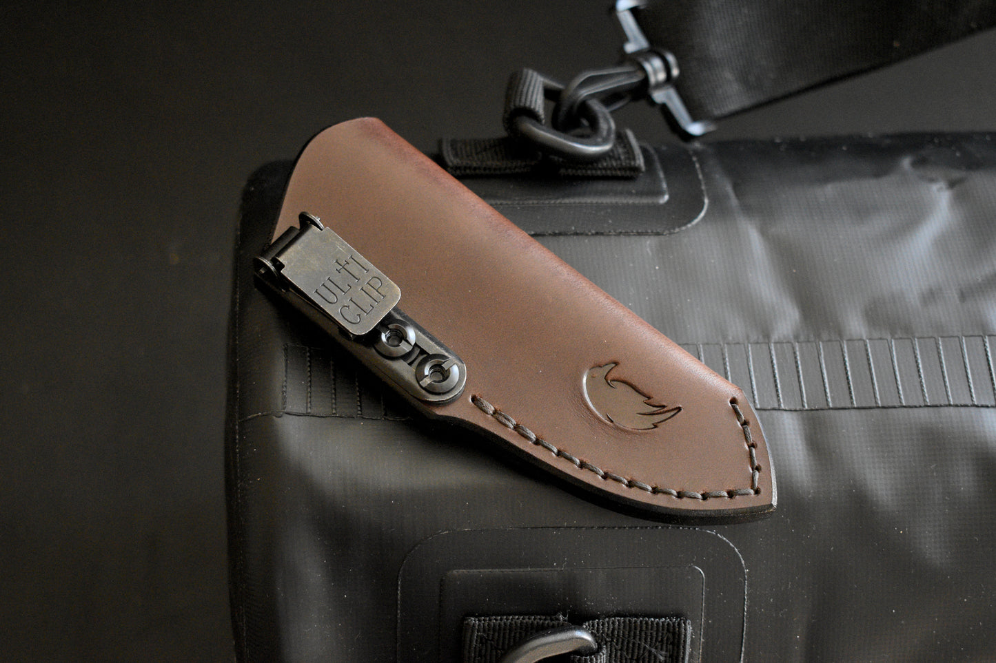 LT Wright Knives Lil Muk | Ambidextrous Leather Pocket Sheath, Ulticlip