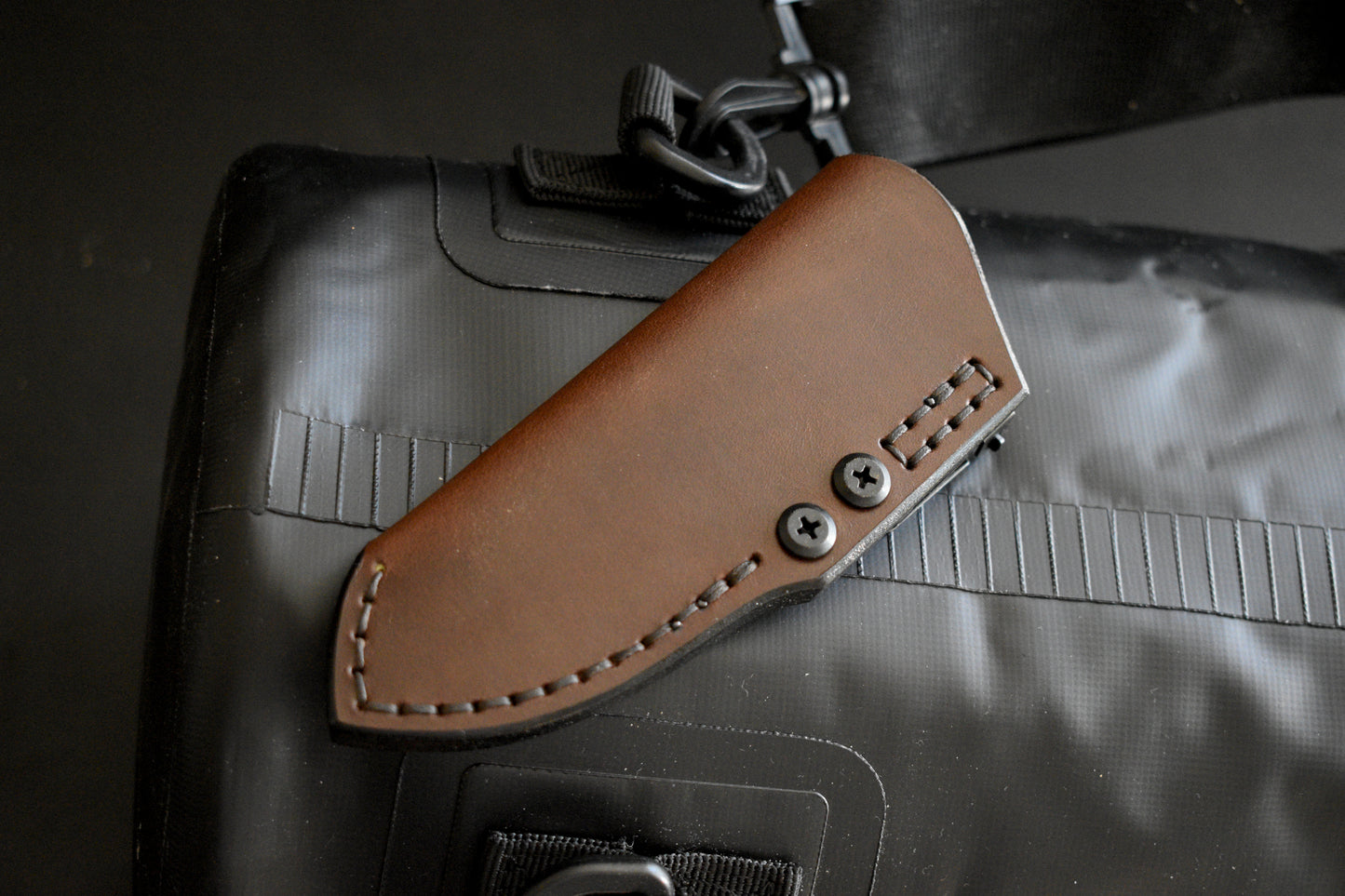 LT Wright Knives Lil Muk | Ambidextrous Leather Pocket Sheath, Ulticlip