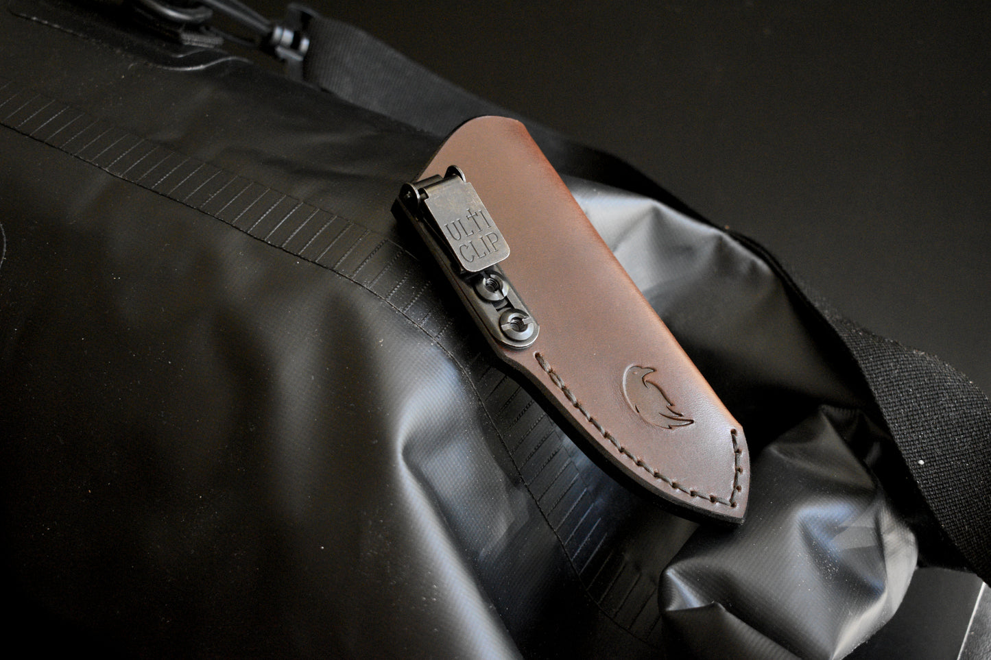 LT Wright Knives Lil Muk | Ambidextrous Leather Pocket Sheath, Ulticlip
