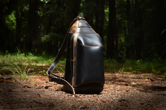 No. 2 - The Legendary Cartographer | Urban Exploration Leather Sling Bag