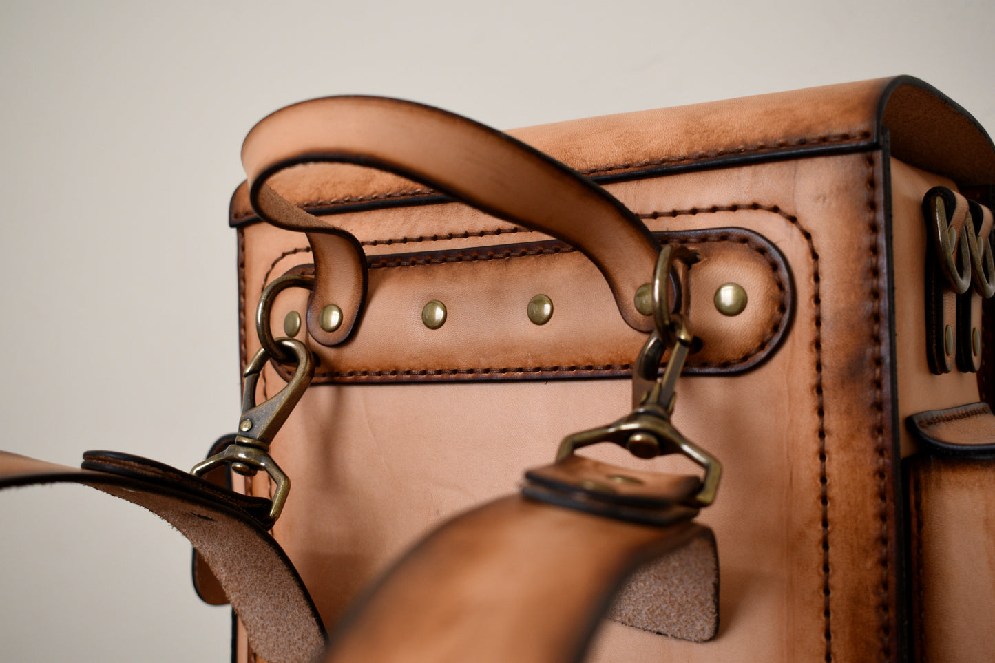 No. 1 - Vachetta Leather Explorer Backpack 'Compact'