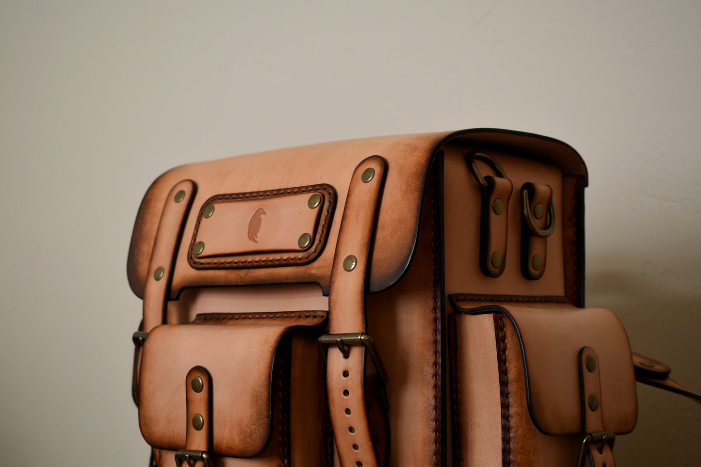 No. 1 - Vachetta Leather Explorer Backpack 'Compact'