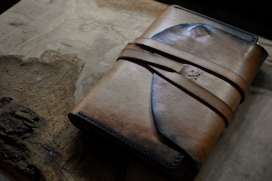 Ancient Tome - Handcrafted Leather Book Cover - Leatherbound Journal