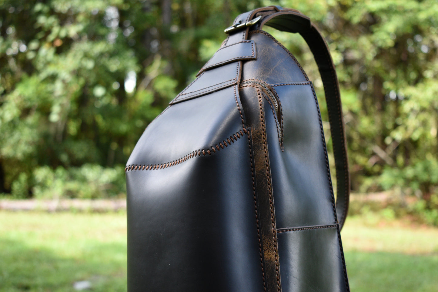 No. 2 - The Legendary Cartographer | Urban Exploration Leather Sling Bag