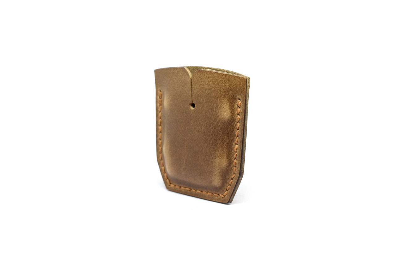 BRNLY Cypop Leather Cozie - Natural Horween Chromexcel