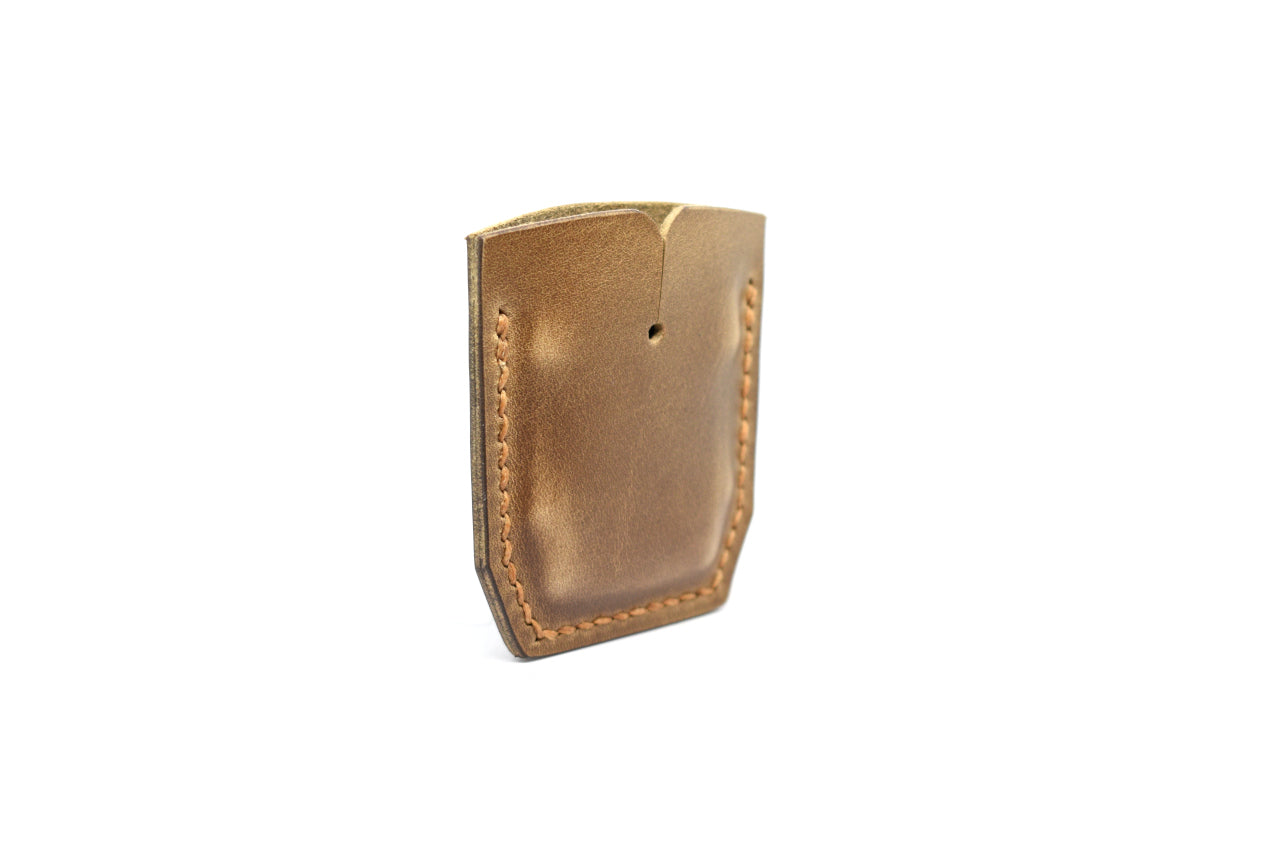 BRNLY Cypop Leather Cozie - Natural Horween Chromexcel