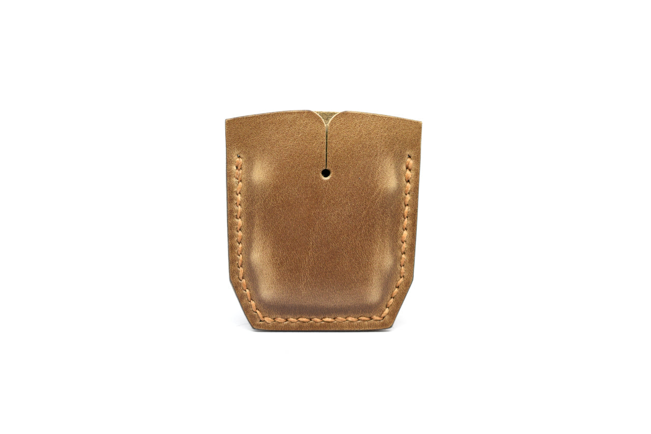 BRNLY Cypop Leather Cozie - Natural Horween Chromexcel